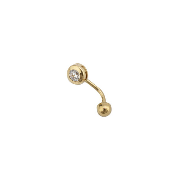 Piercing de Oro 18 Kilates Ombligo