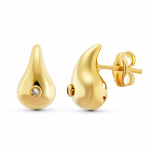 Pendientes Oro 18 Kilates Gota