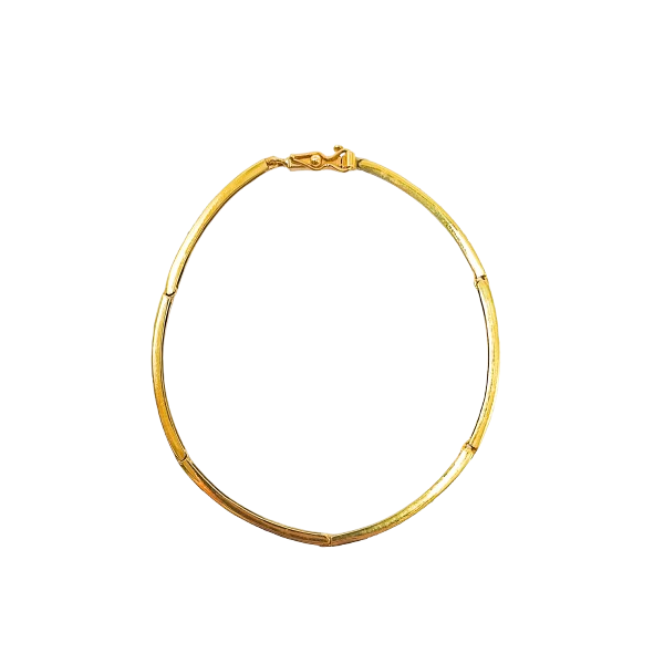 Pulsera de Oro Tramos Curvos