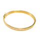 Pulsera de Oro de 18 Kilates Aro con Greca