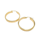 Pendientes Aros de Oro de 18 Kilates con Greca