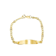 Pulsera de Oro de 18 Kilates Esclava Bebé