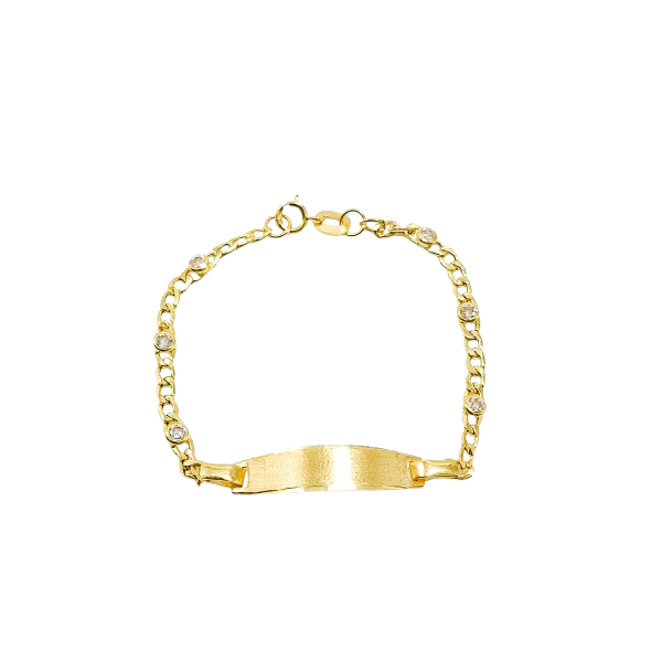 Pulsera de Oro de 18 Kilates Esclava Bebé