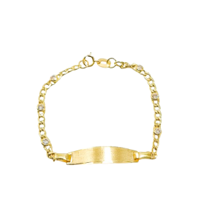 Pulsera de Oro de 18 Kilates Esclava Bebé