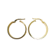 Pendientes de Oro de 18 Kilates Aros con Greca