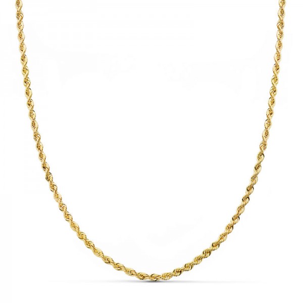 Cordón de Oro de 18 Kilates 2 x 60