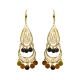 Pendientes Oro 18 Kilates Largo Filigrana