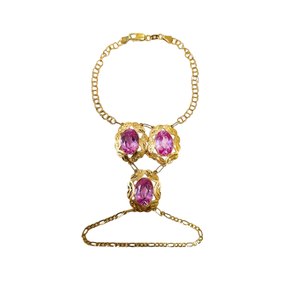 Pulsera de Oro de 18 Kilates Manita