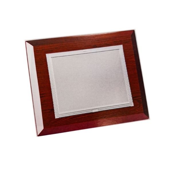 Placa Homenaje Madera - Aluminio Placa Homenaje Madera - Aluminio