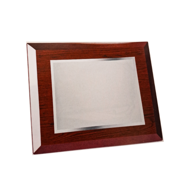 Placa Homenaje Madera - Aluminio Placa Homenaje Madera - Aluminio
