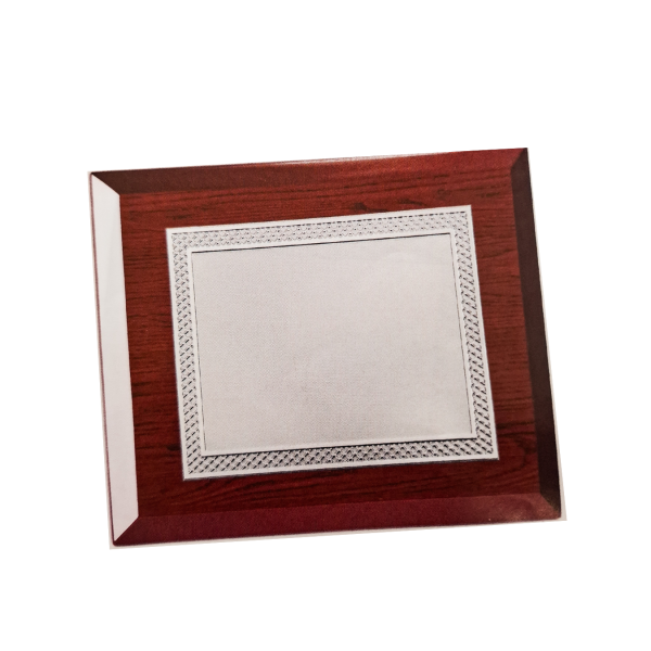 Placa Homenaje Madera - Aluminio Placa Homenaje Madera - Aluminio