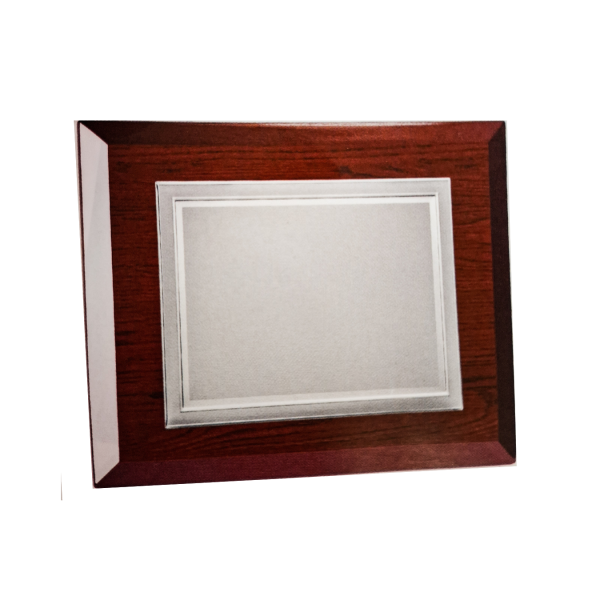 Placa Homenaje Madera - Aluminio Placa Homenaje Madera - Aluminio