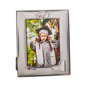 Portaretrato Plata Bilaminada Graduación