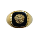 Sortija de Oro de 18 Kilates y Medusa