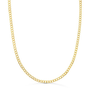 Cadena de Oro de 18 Kilates 60cm Barbada