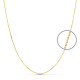Cadena de Oro de 18 Kilates Forzada 60cm