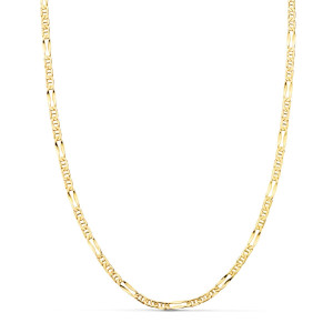 Cadena de Oro de 18 Kilates 60cm Ancla 3x1