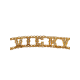 Pulsera de Oro de 18 Kilates Nombre VICKY