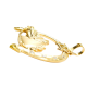 Colgante de Oro de 18 Kilates Herradura Caballo