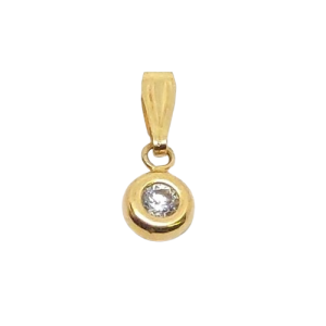Colgante Oro 18 Kilates Circonita