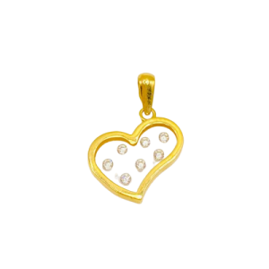 Colgante de Oro de 18 Kilates Corazón