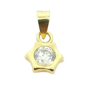 Colgante Oro 18 Kilates Circonita