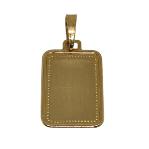 Colgante Placa Oro 18 KILATES