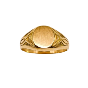 Sortija de Oro de 18 Kilates Sello Cadete