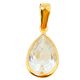 Colgante de Oro 18 Kilates Lagrima Circonita