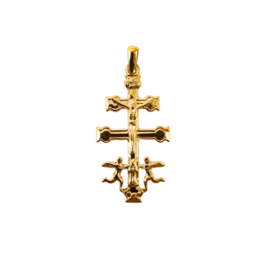 Cruz de Oro de 18 Kilates Caravaca