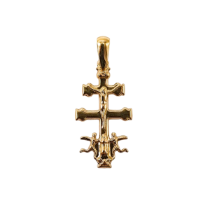 Cruz de Oro de 18 Kilates de Caravaca