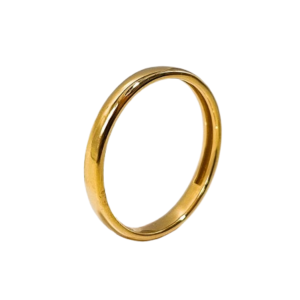 Alianzas de Oro 18 Kilates Media Caña 2.5mm