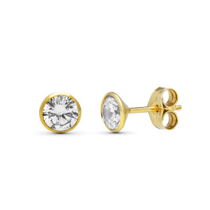 Pendientes de Oro de 18 Kilates y Diamante