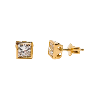 Pendientes de Oro de 18 Kilates y Diamante
