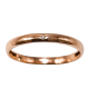 Alianza de Oro Rosa de 18 Kilates y Diamante 2.5mm
