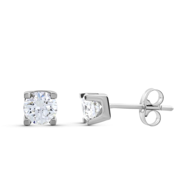 Pendientes de Oro de 18 Kilates y Diamantes Pendientes de Oro de 18 Kilates y Diamantes