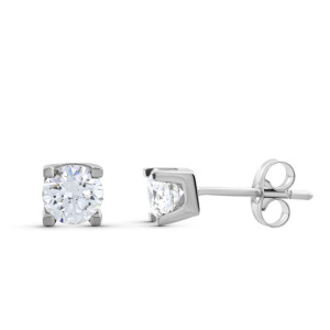Pendientes de Oro de 18 Kilates y Diamantes