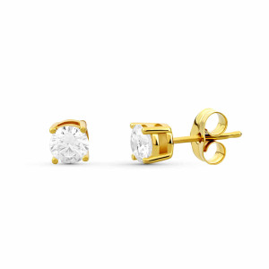 Pendientes de Oro de 18 Kilates y Diamantes