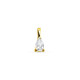 Colgante de Oro Amarillo de 18 Kilates y Diamante.