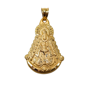 Medalla de Oro de 18 Kilates Virgen Rocío