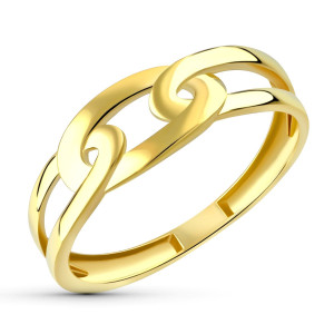 Sortija de Oro de 18 Kilates Cadena