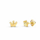 Piercing de Oro de 18 Kilates Oreja Corona